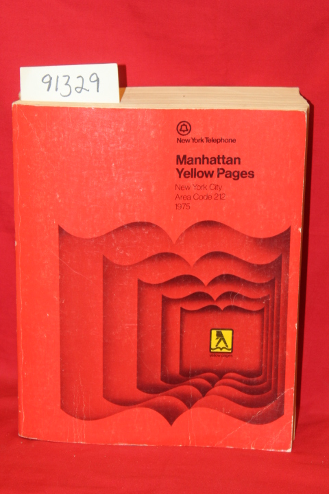 New York Telephone: Manhattan Yellow Pages 1975 New york City Area Code 212 T...