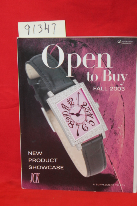 Open to Buy: Open to Buy Fall 2003