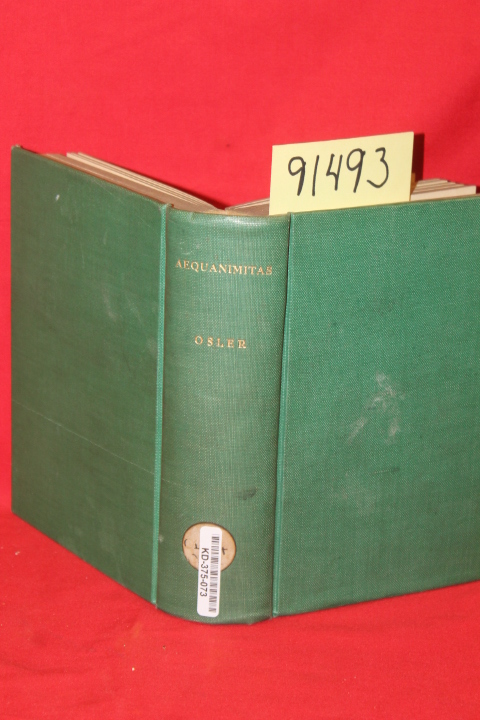 Osler, William: Aequanimitas
