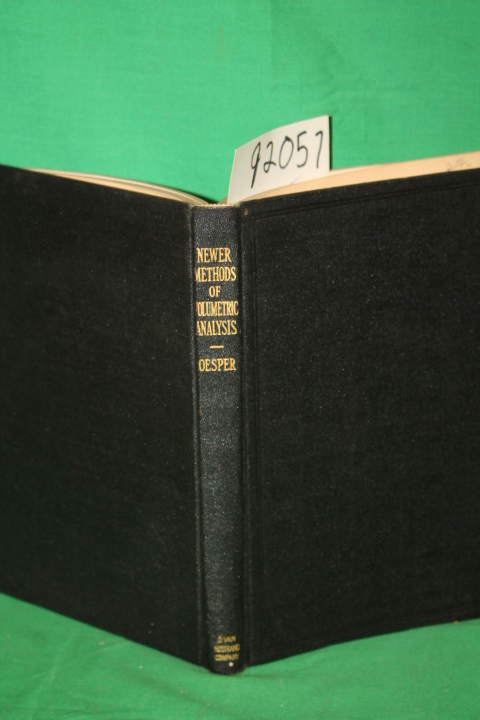 Brennecke, Erna; Bottger, Wilhelm; O...: Newer Methods of Volumetric Chemical...