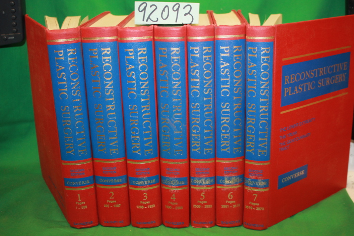 Converse, John Marquis: Reconstructive Plastic Surgery 7 volumes