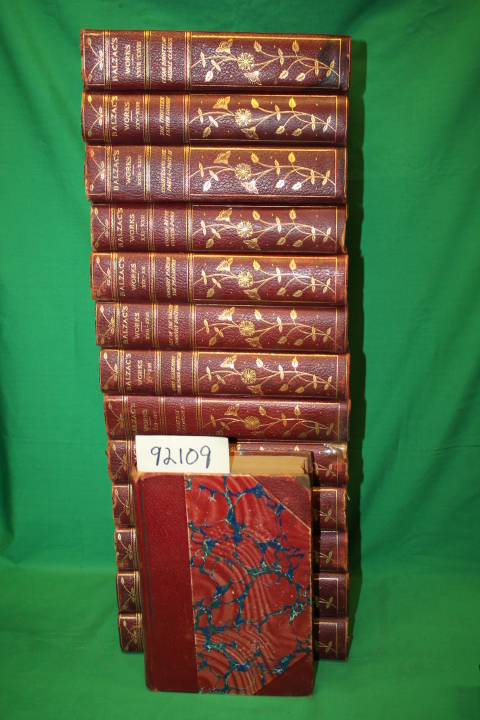 Balzar, Honore de: The Works of Honore de Balzar (decorative leather binding)...
