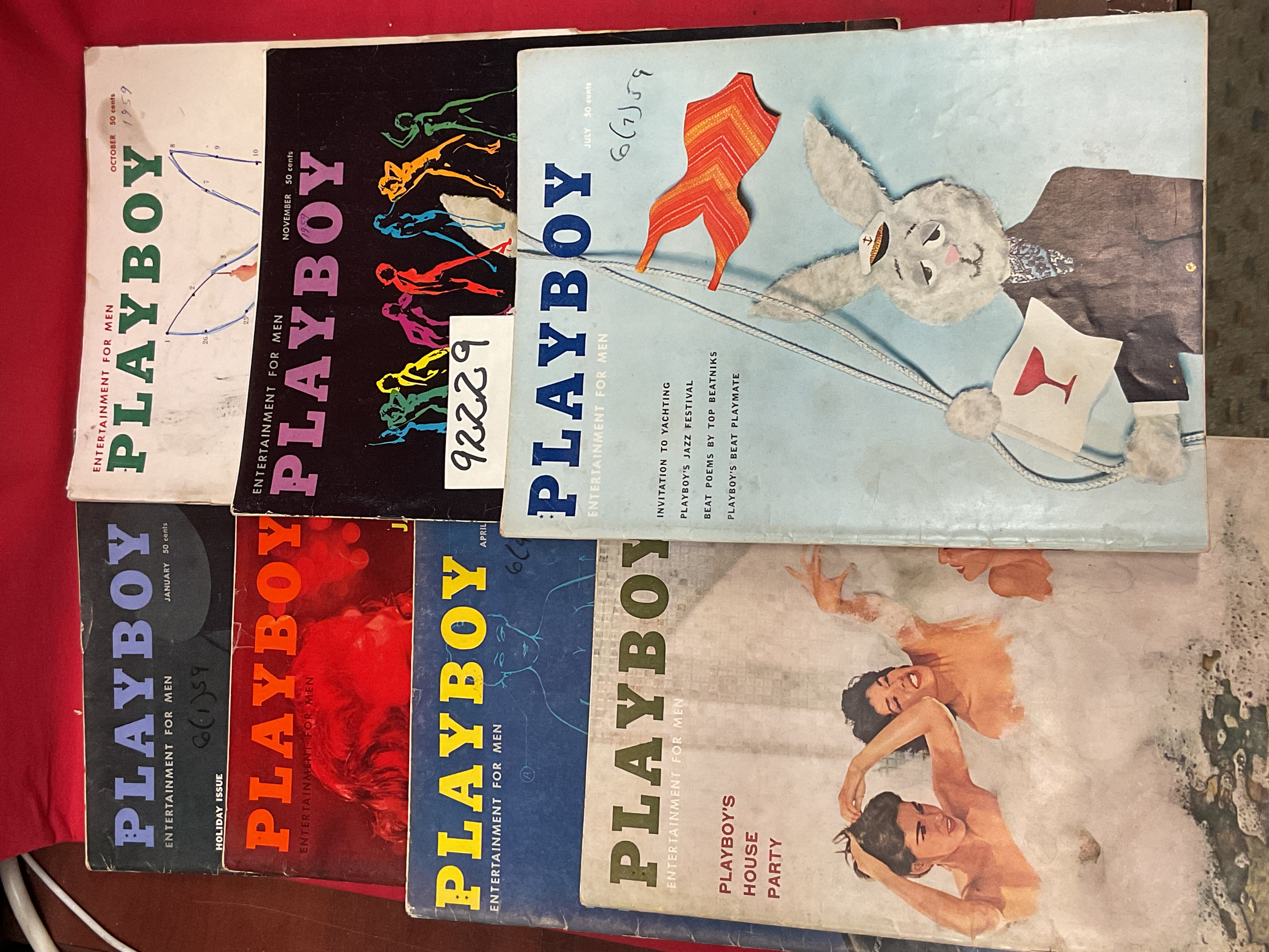 Playboy Entertainment For Men: Playboy Magazine 1959 Entertainment For Men $2...