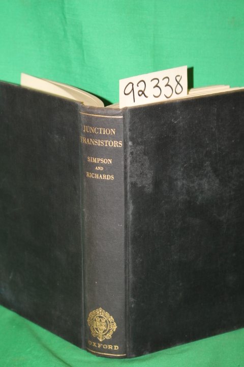 R. S. Richards: Physical Principles and Applications of Junction Transistors