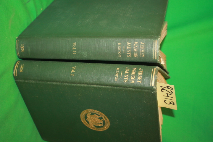 Heston, Alfred M.: Jersey Waggon Jaunts (2 volumes)