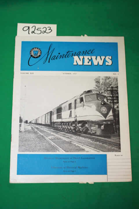 Westing House: Maintenance News