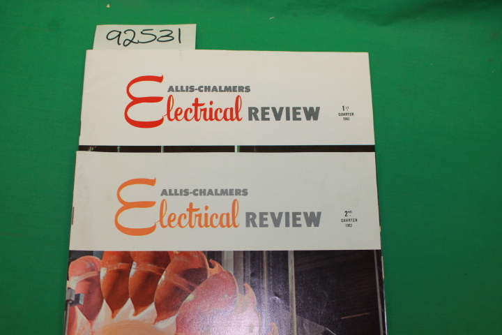 Allis-Chalmers: Allis-Chalmers:Electrical Review 1963 (1st-2nd quarter)