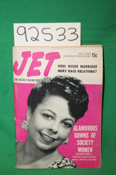 Jet Magazine: Jet: Does Mixed Marriage Hurt Race Relations? ;Glenda Powell