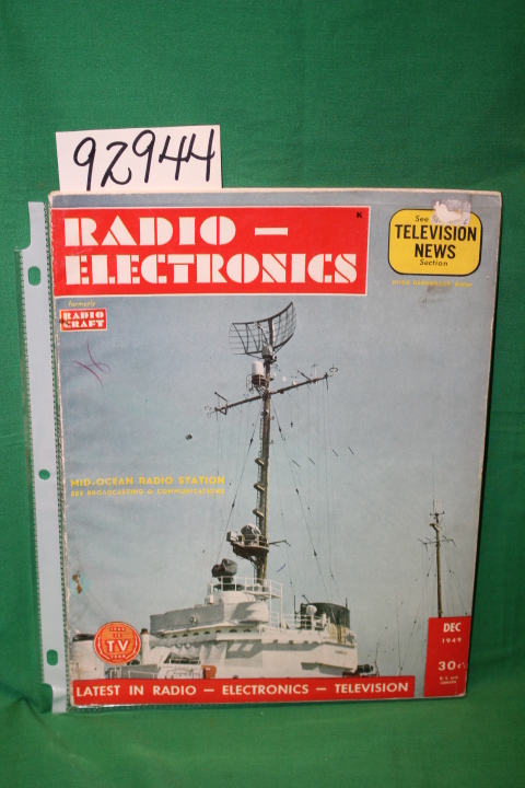 Hugo Gernsback (Editor): Radio-Electronics Magazine (Formerly Radio-Craft) Vo...