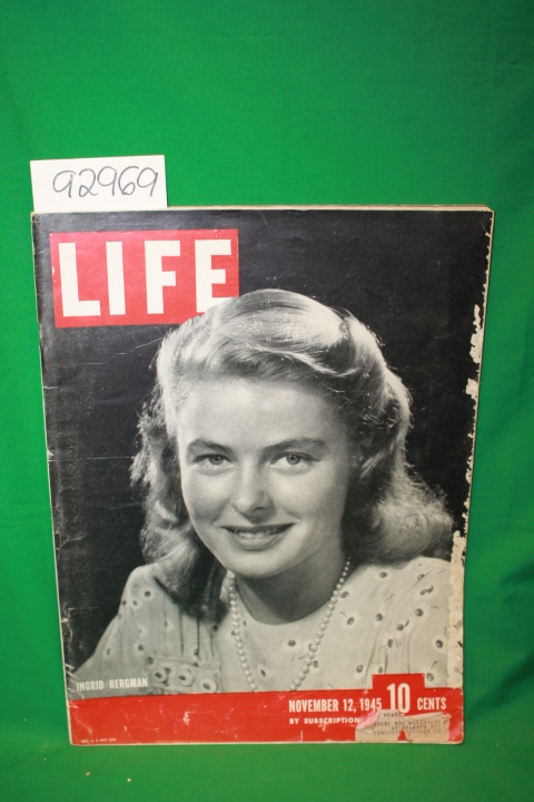 Life Magazine: Life Magazine: Vol.19 No.20 November 12,1945; Ingrid Bergman