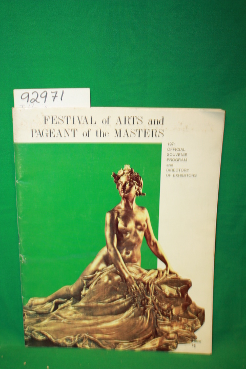 Reeve, Sally ( Editor): Festival of Arts and Pageant of the Masters 7-16 thro...
