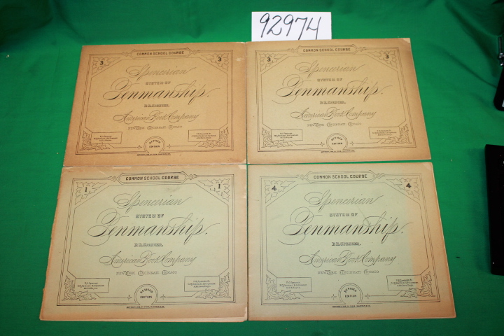 P.R. Spencer: Spencerian System of Penmanship ( Volumes 1,3,and 4