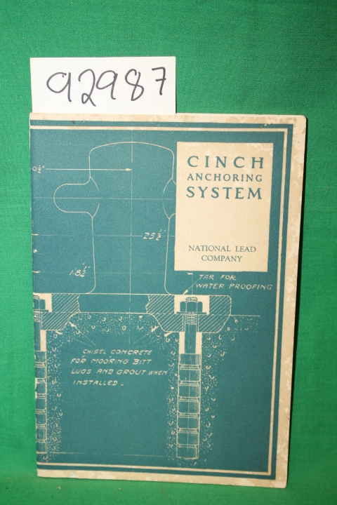 National Lead Company: Cinch Anchoring System: An Economical and Sure way of ...
