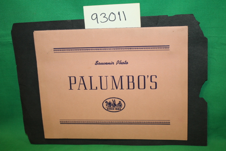 Palumbo's: Palumbo's : Souvenir PHOTOGRAPH AND ENVELOPE