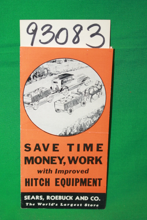 Sears Roebuck: Save Time, Money, Work with Improved Hitch Equipment