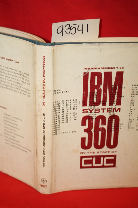Opler, Ascher; The Staff of Computer Usage Co...: Programming the IBM System/360