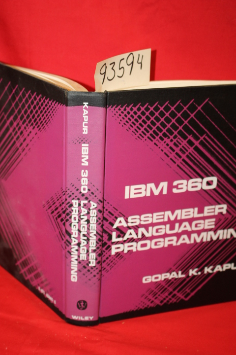 Kapur, Gopal K: IBM 360 Assembler Language Progreamming