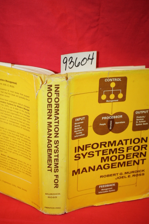 Murdick, Robert G.; Ross, Joel E.: Information Systems for Modern Management
