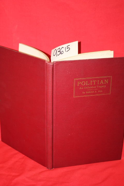 Poe, Edgar Allan: Politian: An Unfinished Tragedy