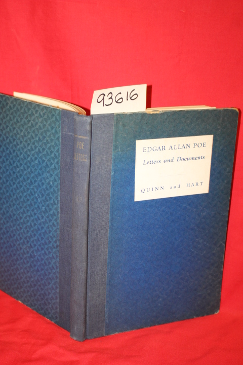 Poe, Edgar Allan; Quinn, Arthur H.; ...: Edgar Allan Poe: Letters and Documen...