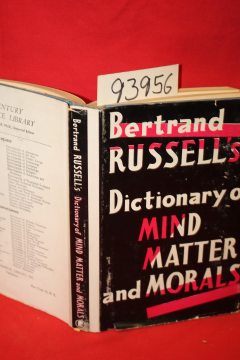 Russell, Bertrand: Dictionary of Mind, Matter and Morals