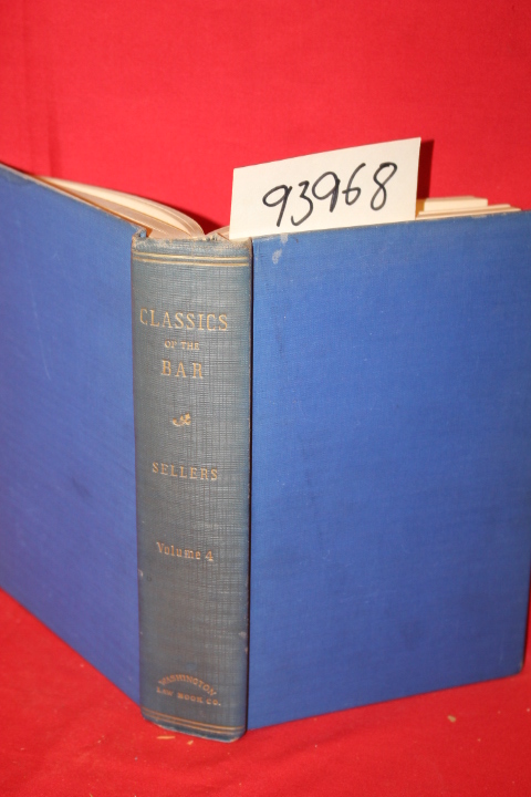 Sellers, Alvin W.: Classics of the Bar Stories of the Worlds Great Legal Tria...