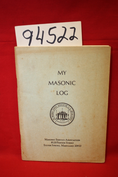 Masonic Service Association (Free Masons): My Masonic Log