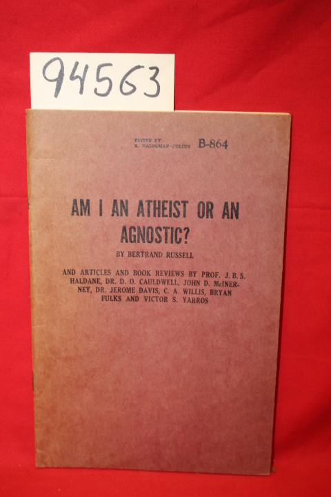 Russell, Bertrand: Am I an Atheist or an Agnostic