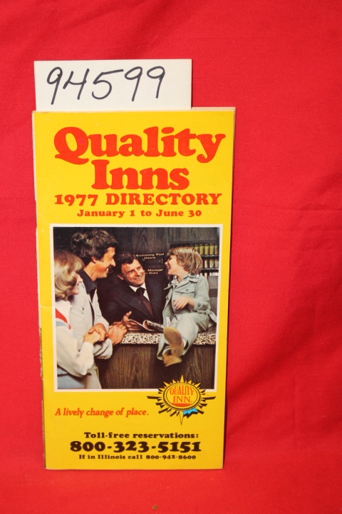 Quality Inn: Quality Inns 1977 Directory