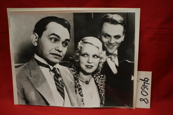 Robinson, Edward G.; Cagney, James: Black and White Photograph of Edward G. R...