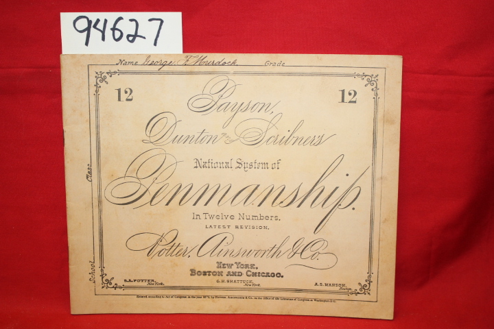 Potter, S. A..;  ; Shattuck, G. H. N...: Payson, Dunton and Scribner's Nation...