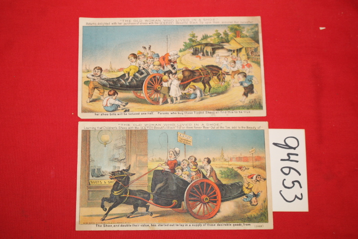 G. T. Jones: Victorian Trade Cards  The Old Woman Who Lived in a Shoe  (2)