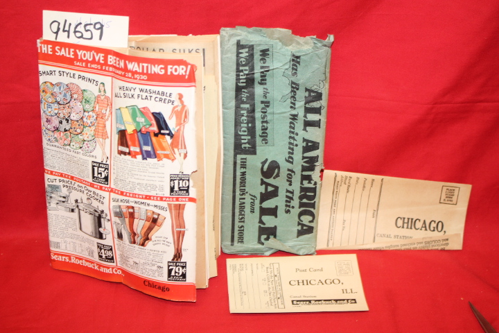 Sears Roebuck: Sears Sale Catologue, Sale Ends Febuary 28th 1930