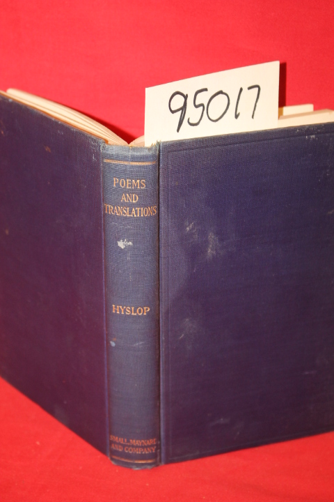 Hyslop, James Henry: Poems Origional and Translations