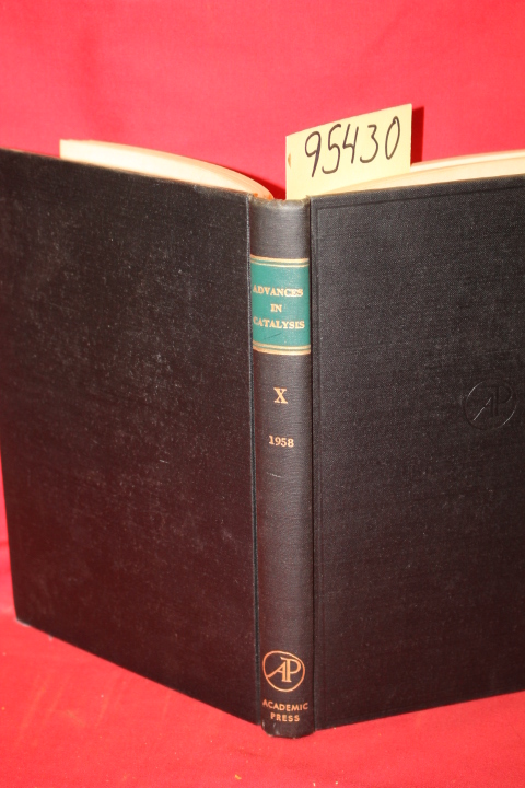 Frankenburg, G.: Advances in Catalysis and Related Subjects Volume X