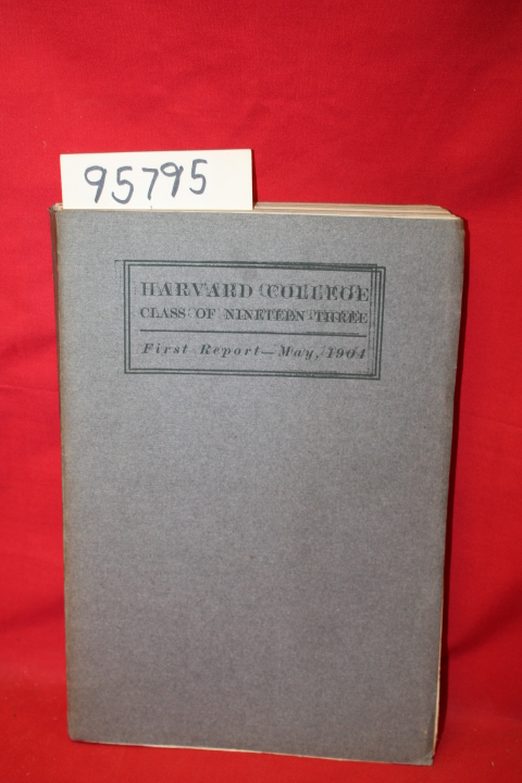 Harvard University; Ernst, Roger: Harvard College Class of 1903