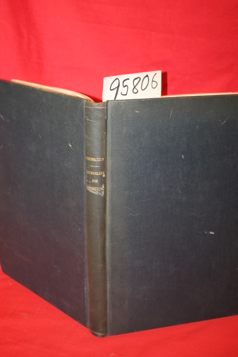 Gedernatsch, F.: Entwicklung und Wachstum Sonderabdruck aus Handbuch der Inne...