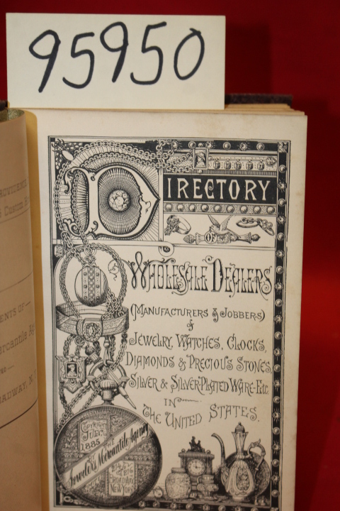 Jewelers Mercantile Agency: Directory of Wholesale Dealers (Manufacturers & J...