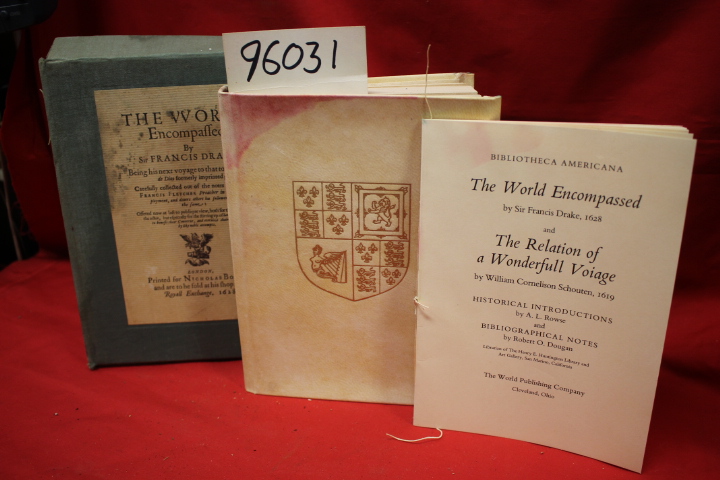 Rowse, A. L. ;: THE WORLD ENCOMPASSED BY SIR FRANCIS DRAKE 1628;