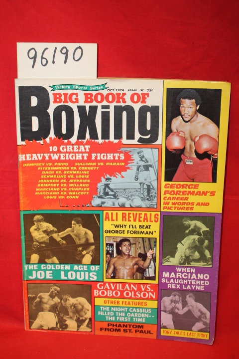 Weston, Stanley: Big Book of Boxing Oct 1974 (Joe Louis, Ali, George Foreman,...