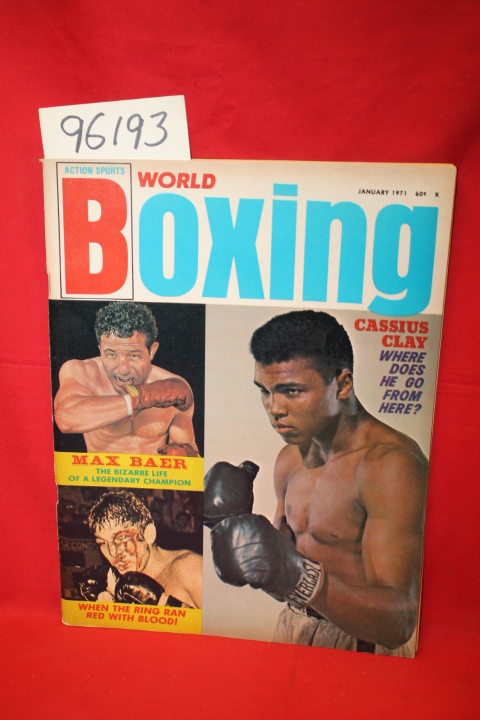 Weston, Stanley: World Boxing January 1971 (Cassius Clay, Max Baer)