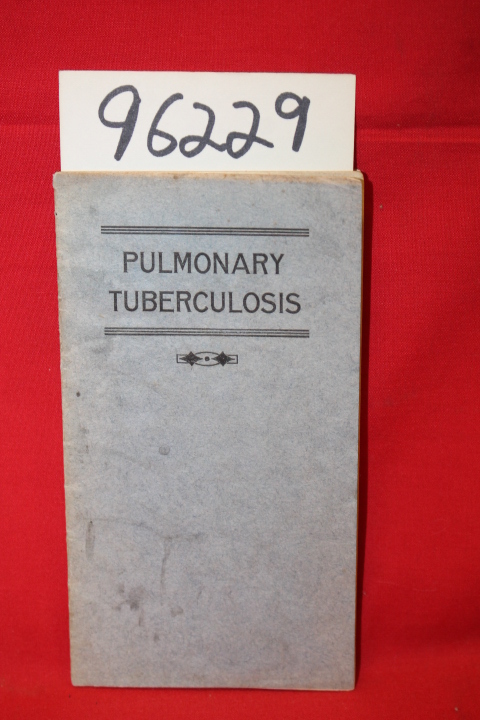 Firth, J. N.: Pulmonary Tuberculosis: What Chiroprctic is Doing for Sufferers...