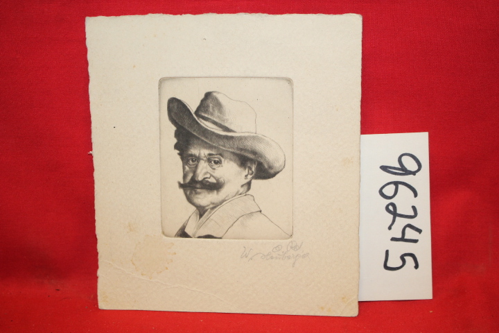 Senberger (Olenberger), W.: Sketch of Teddy Roosevelt's Head (Theodore Roosev...