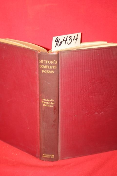 Milton ,John: The Complete Poetical Works of John Milton
