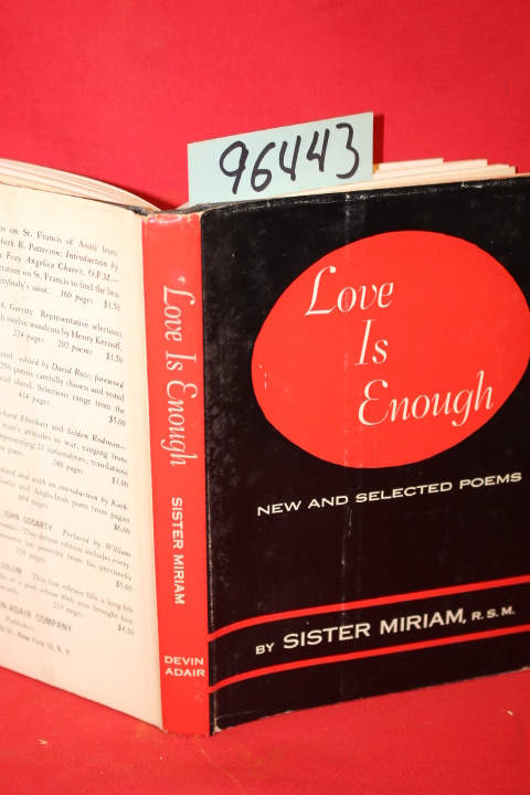 Miriam, Sister: Love is Enough New and Selected Poems