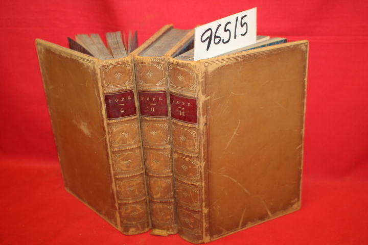 Pope, Alexander: The Poetical Works of Alexander Pope (3 volumes)