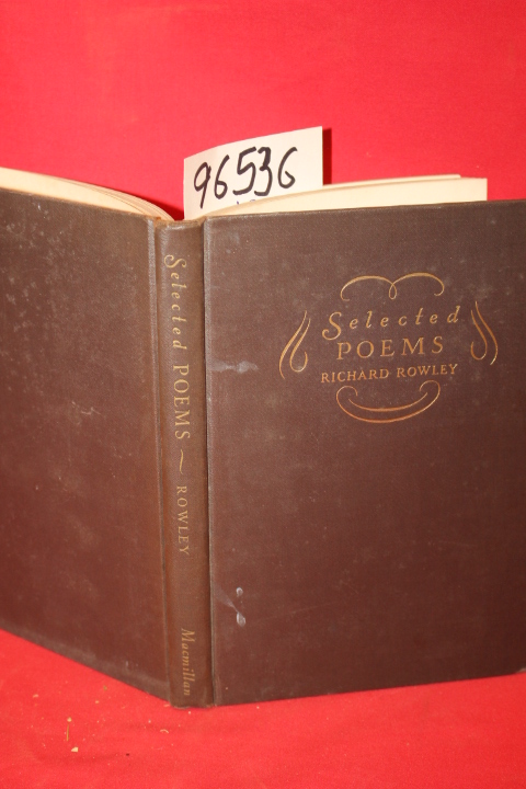 Rowley, Richard: Selected Poems