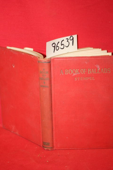 Stempel, Guido H.: A Book of Ballads Old and New