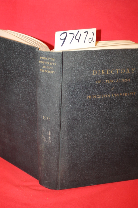 Princeton University: Directory of Living Alumni of Princeton University