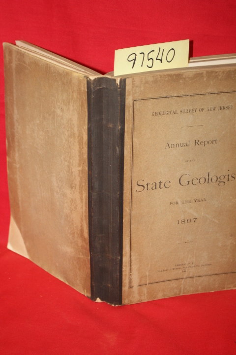 State Geologist: Annual Report of the State Geologist For the Year 1899